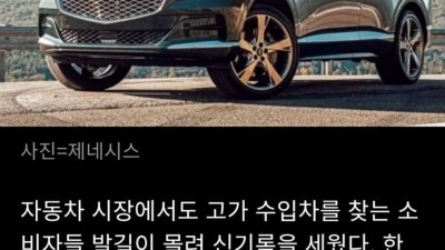  불황 속 럭셔리 호황